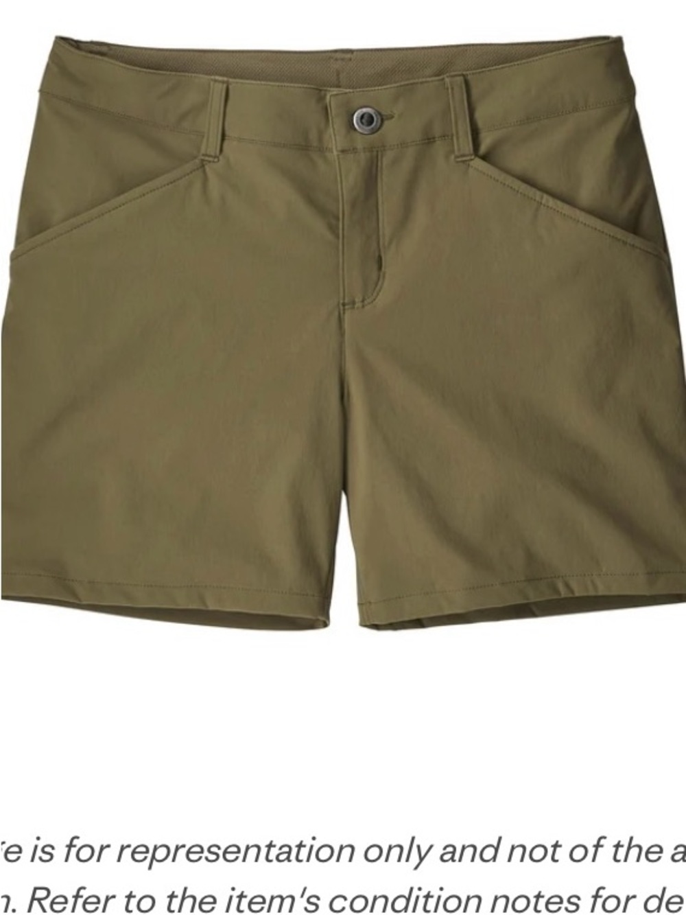 Patagonia Olive Green Women's Athletic Shorts 12 🥾💚 Hiking - Walking